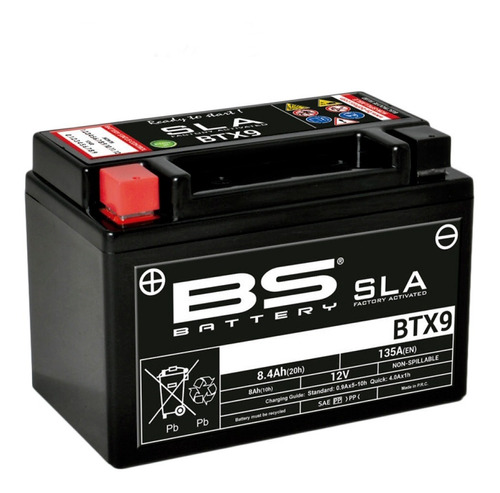 Bateria Btx9 Bs Battery Gel Agm Ytx9-bs Yt9a Emporio