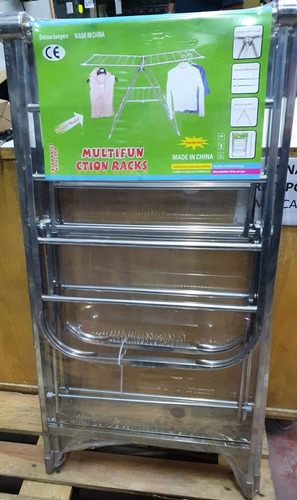 Imagen 2 de 5 de Tender De Pie Premium Todo Acero Inoxidable Con Alas 1,45 Mt