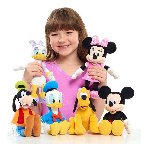 Just Play Disney Mickey Minnie Plush Basic, A Partir De 2 A
