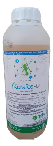 Insecticida Kurafos Gleba - Eficaz En Mosquitos Dengue 1 Lt