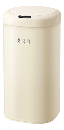 Bote de basura Eko EK9184P-28L-VNcrema