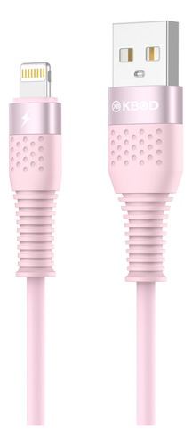 Cable De Carga Usb Kb64 Para iPhone Y Tipo C 2.1a Y 10w