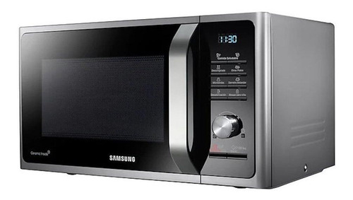 Imagen 2 de 2 de Microondas Grill Samsung MG28F3K3T plata 28L 220V