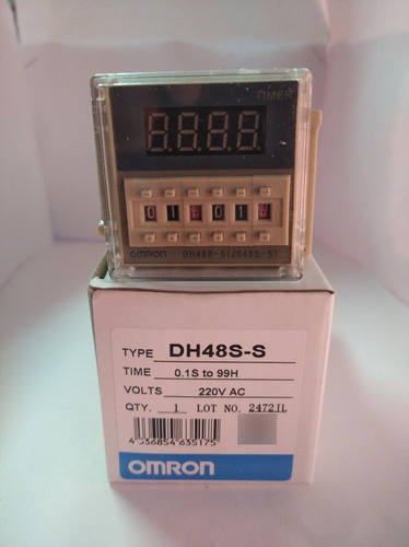 Temporizador Dh48s-s 220v Omron