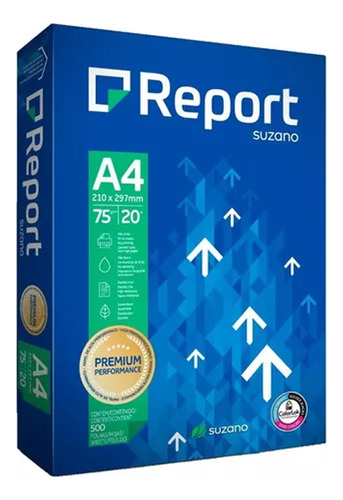 Resma De Papel, Report Suzano, A4, 75 Gr