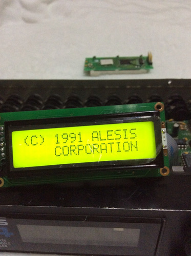 Display Lcd Modulo Alesis D4 Quadraverb Teclado Qs6 Qs7 Qs8