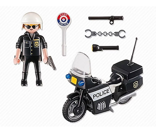 Set De Construcción Playmobil Maletín Policía