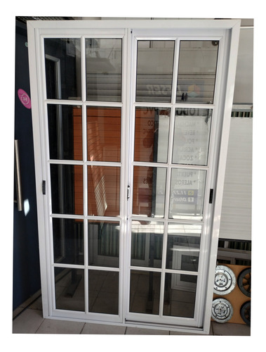 Ventana Vidrio Repartido 120x200 Blanco