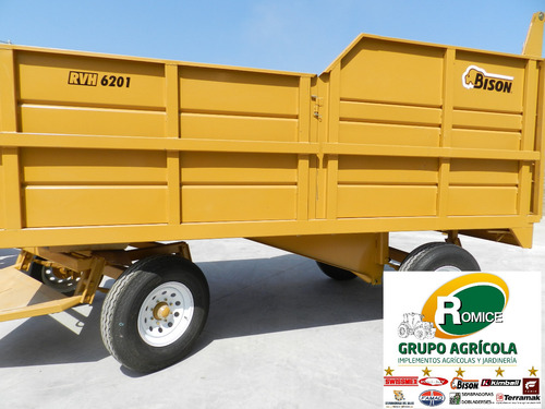 Remolque Ensilador Hidraulico Cosechador 6 Toneladas Bison