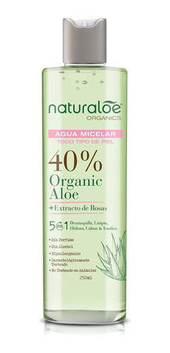 Agua Micelar 250ml Naturaloe