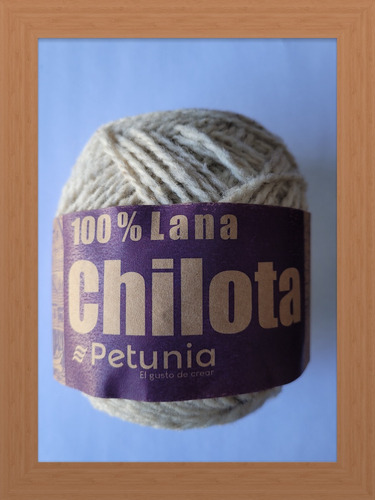 Lana Chilota 100% Natural Madeja De 100 Gr
