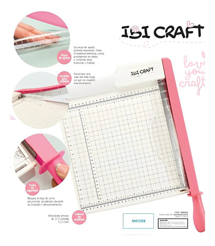 Guillotina Manual Para Papel Ibi Craft Crafter 30 X 30 Cms