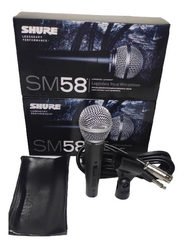 Microfono Dinamico Shure Sm 58 Discotecas Iglesias Eventos 