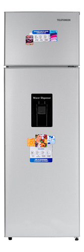 Telefunken Heladera Con Dispenser 300 Litros Silver Tfk-hd300d Color Gris