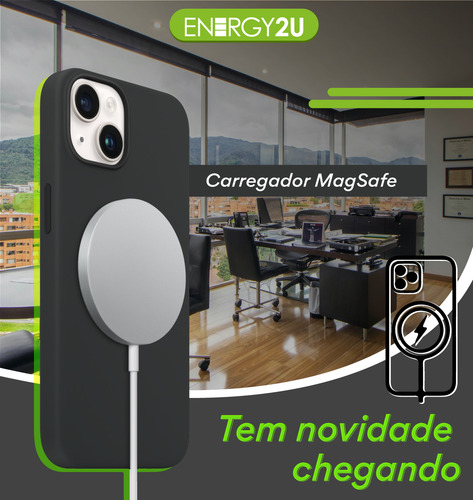 Carregador Sem Fio Indução Compatível C/ iPhone Turbo 15w