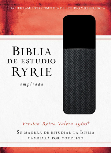 Biblia De Estudio Ryrie Ampliada Rvr1960 Duo Tono Negro