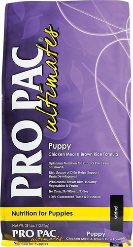 Imagen 2 de 4 de Alimento Perros Cachorro Pro Pac Pollo Arroz Integral 12 Kg