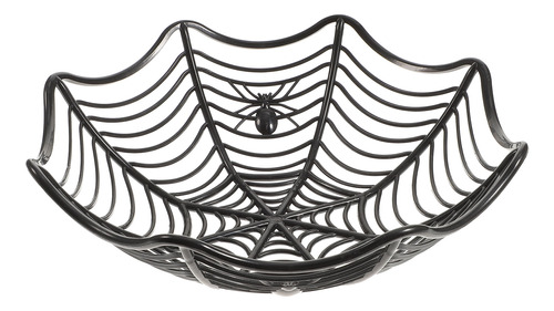 Cuenco De Caramelos Spiderweb Para Halloween