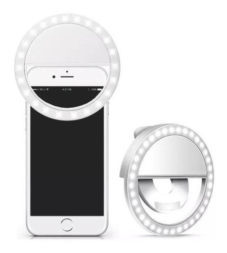 Aro Luz Led Selfie Ring Recargable Celular Video Fotografia