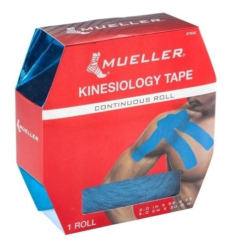 Tape Quinesiologico Mueller Rollo 30mts Resistente Al Agua!!