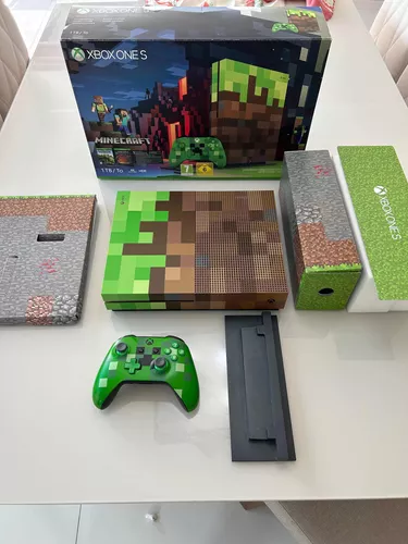 Microsoft Xbox One S 1tb Gaming Console Minecraft Edition With