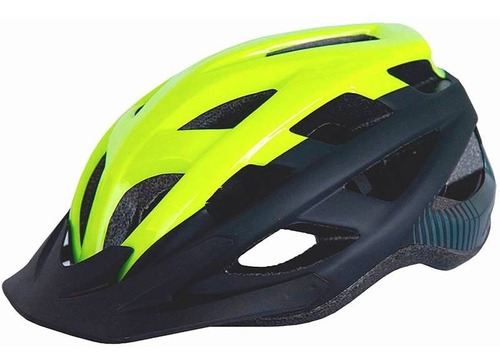 Capacete Bike Asw Fun Amarelo Com Iluminação Segurança Tamanho G/GG