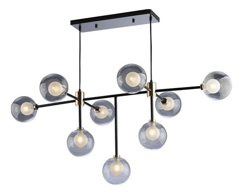 Lustre Pendente Startec Manhattan Moderno Globo 9xg9 Preto