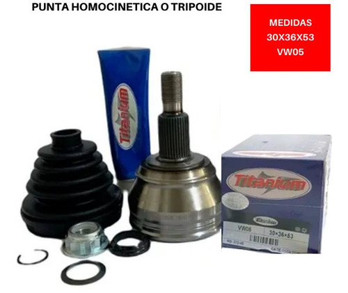 Punta Tripoide Volkswagen Beetle Gls Turbo 1.8 L1781 4 2000