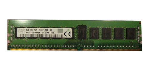 Memoria 8gb Ddr4 Pc4-2133p 2rx8 Servidor Ecc Registrada Ram 