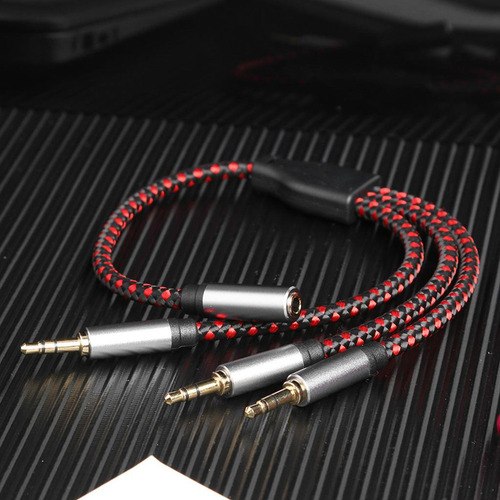 Cv Divisor De Auriculares 3,5mm Hembra A 3 Macho Adaptador