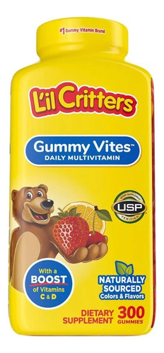 Multivitaminico Vitaminas Niños Gummy Vites 300 Gomitas