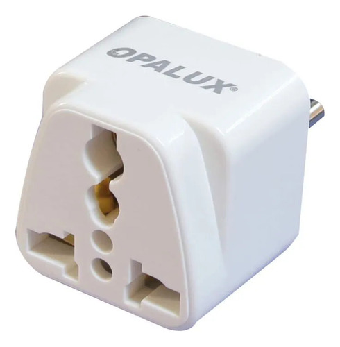Adaptador Enchufe Multiple Redondo 3 En Linea Op603-l Opalux