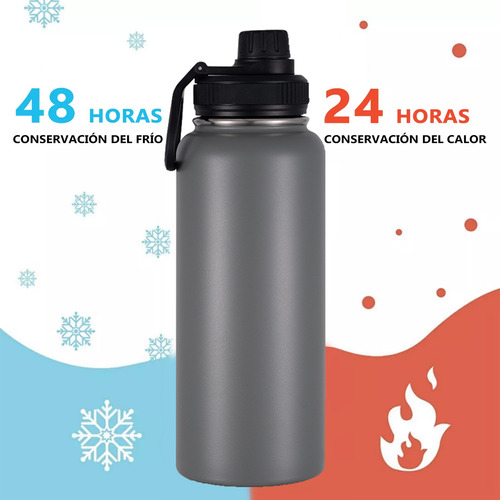Termo Vaso Botella Acero Inoxidable Con Fría/caliente 32 Oz