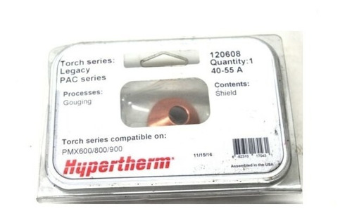 Escudo Repelado Manual Pmx 600 800 900 Hypertherm 120608