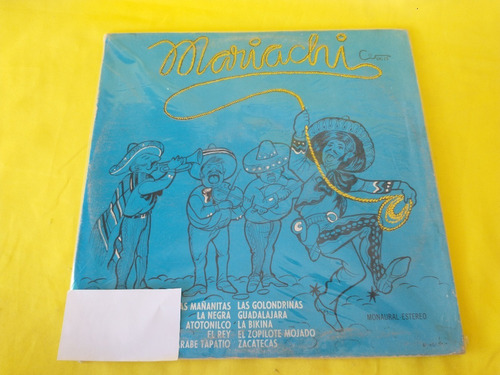 Mariachi Aguilas De Mexico Acetato Vinil Lp La Bikina El Rey