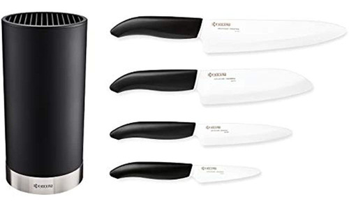 Kyocera Universal Knife Block Set Incluye Soft Touch Round B