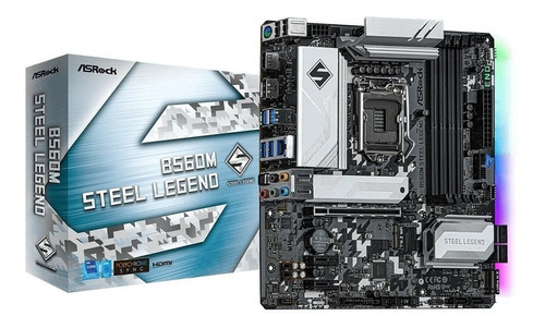 Mother Asrock B560m Steel Legend Intel 10°11 Gen Rgb  Pcreg