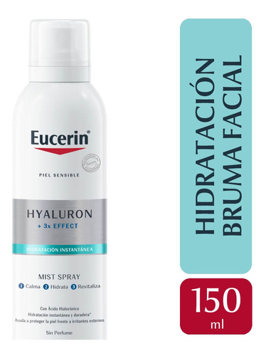 Eucerin Hyaluron Mist Spray Hidratante Facial X 150 Ml