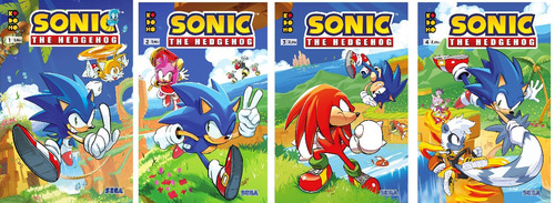Imagen 1 de 5 de Sonic The Hedgehog Pack 4 Tomos (1-2-3-4)