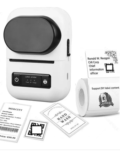 Mini Impresora Térmica Etiquetas Adhesivas 58mm Bt Portatil