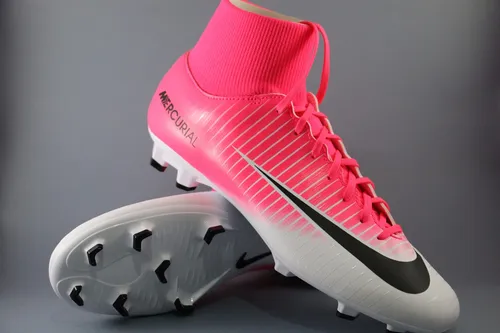 Chuteira nike mercurial rosa e branca 2025