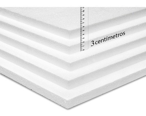 12 Placas De Isopor 30mm ( 3cm ) Forro Térmico Acústico