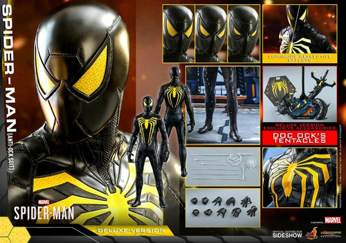 Spider-man (anti-ock Suit) Deluxe 1:6 Scale Figure Hot Toys 