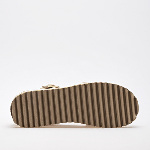 Moramora Sandalia Para Mujer Beige Cod 132634-e