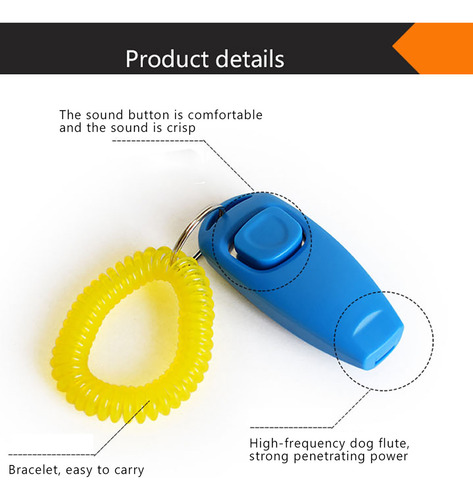 2 Pulseras Para Adiestramiento De Perros, 2 En 1, Silbato Y