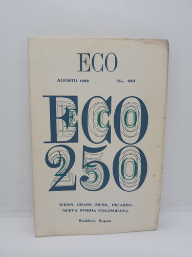 Imagen 1 de 5 de Revista Eco - Número 250 - Grass - Musil - Picasso