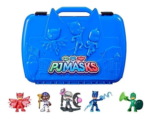 Maletín Pjmask Hasbro 15 Piezas Figuras De Acción