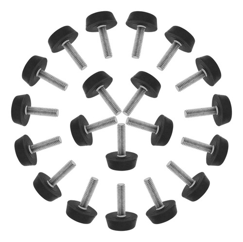 Nivelamento De Pernas Para Móveis M6 X 20 X 22 Mm 20 Unidade