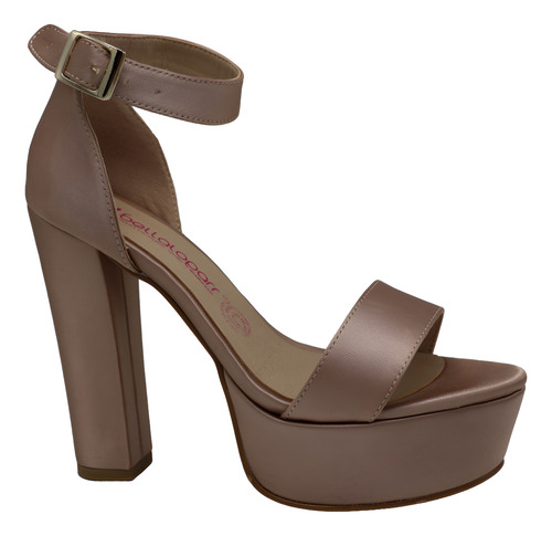 Zapatilla Tacon Ancho Andrea Negro 2025 13 Cm. Colores