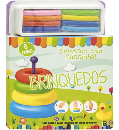 Livro Diversão Com Massinha! Brinquedos